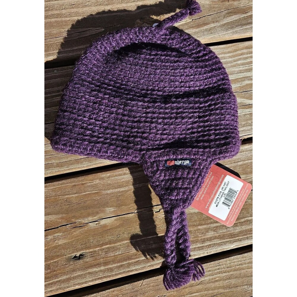 Kids WOOL Jiri Hat, #606 LITHANG TWILIGHT LARGE/XL SHERPA